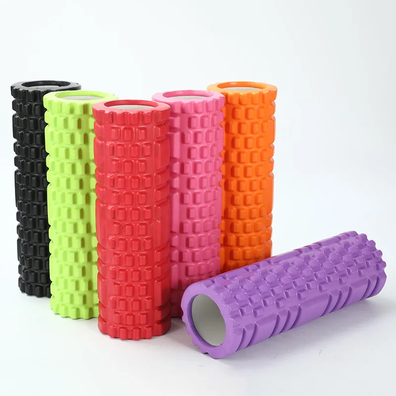 1Pc Yoga Block Yoga Column Gym Fitness Foam Roller Pilates mini Exercise Back Muscle Massage Roller Soft Yoga Block Pilates Gym