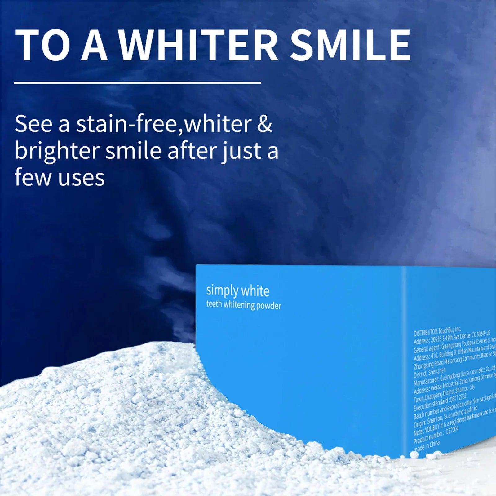 1/2/5pcs Teeth Whitening Powder Canel Out Stains No Sensitivity Enamel Safe Toothpaste Whitening Powder Teeth Whitening Powder - Shopping Monks