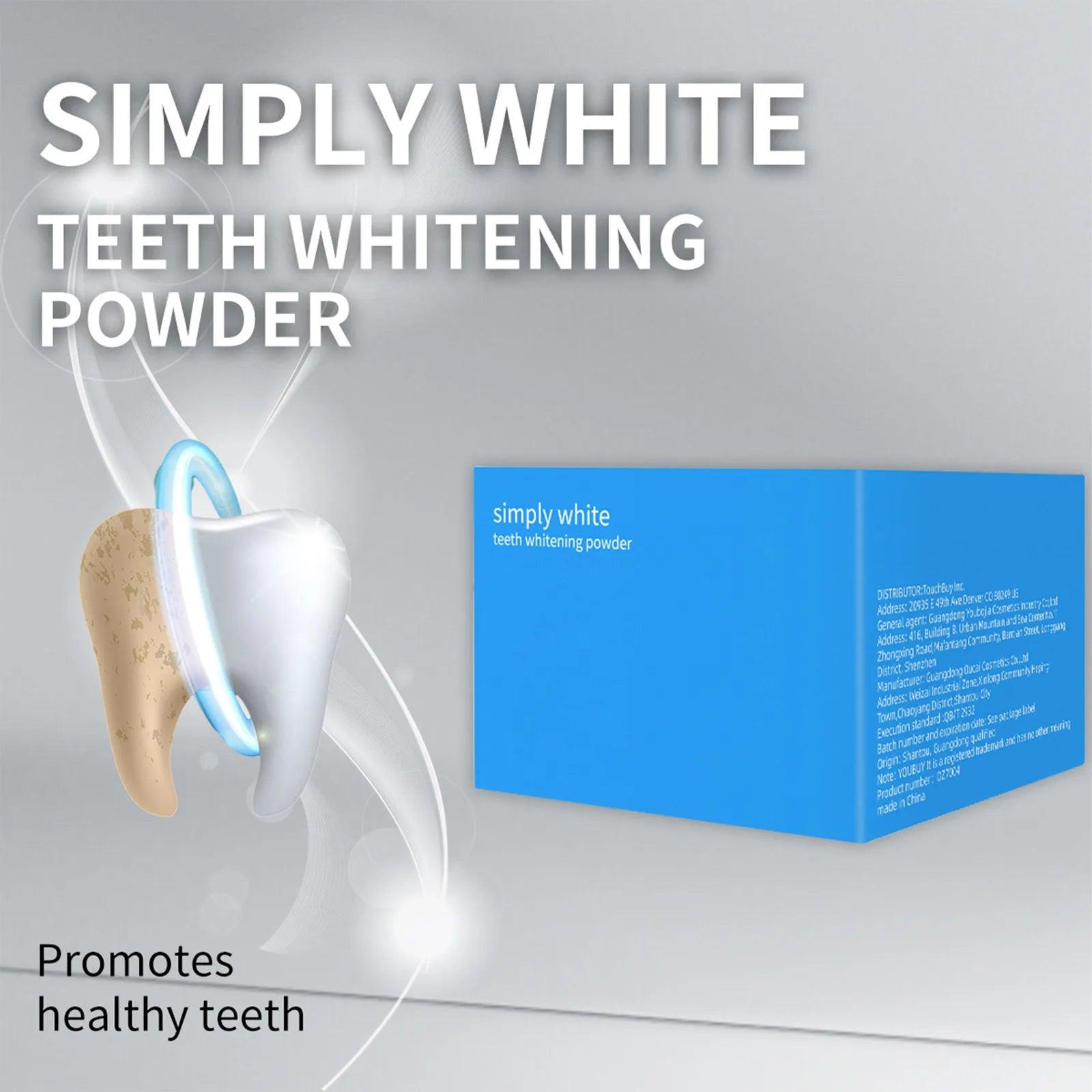 1/2/5pcs Teeth Whitening Powder Canel Out Stains No Sensitivity Enamel Safe Toothpaste Whitening Powder Teeth Whitening Powder - Shopping Monks