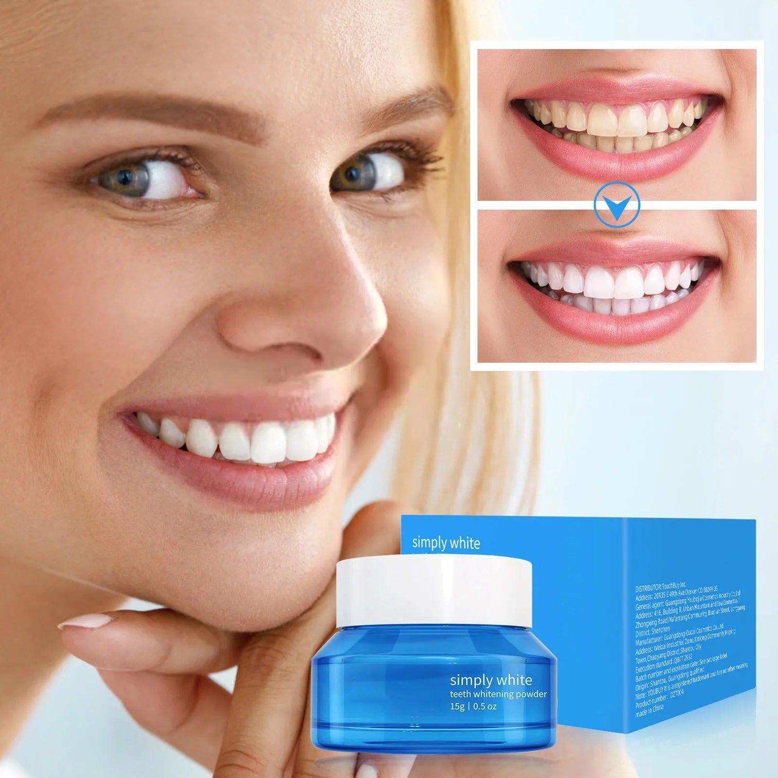 1/2/5pcs Teeth Whitening Powder Canel Out Stains No Sensitivity Enamel Safe Toothpaste Whitening Powder Teeth Whitening Powder - Shopping Monks