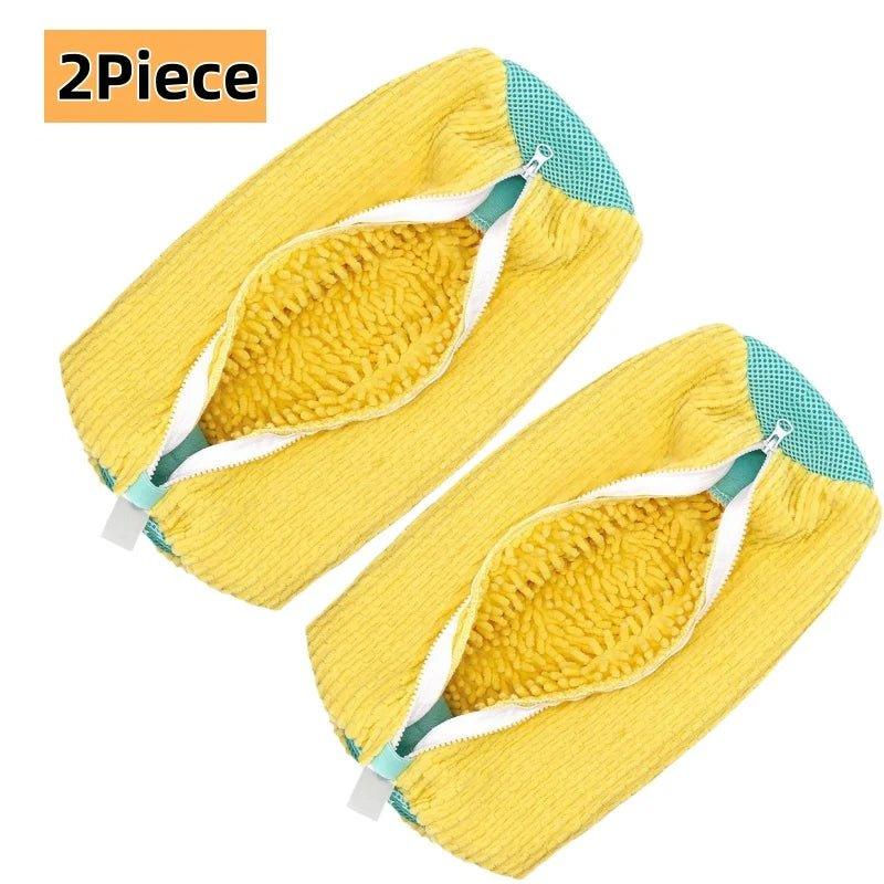 1/2PCS Washing Shoes Bag Cotton Shoes Laundry Bags Easily Remove Dirt Washing Bags Anti-Deformation Shoes Clothes Organizer - Shopping Monks