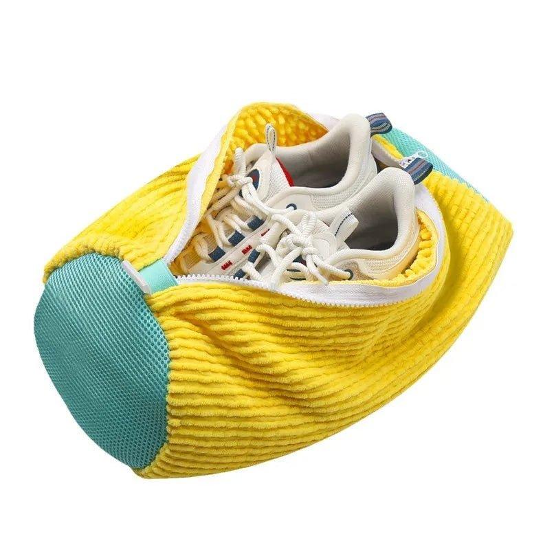 1/2PCS Washing Shoes Bag Cotton Shoes Laundry Bags Easily Remove Dirt Washing Bags Anti-Deformation Shoes Clothes Organizer - Shopping Monks