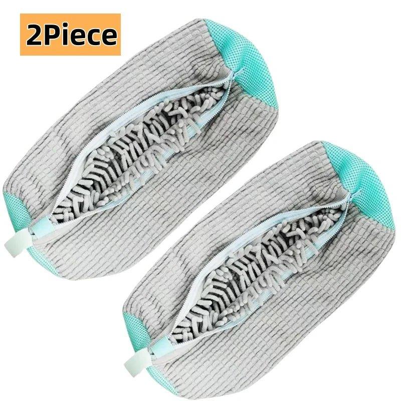 1/2PCS Washing Shoes Bag Cotton Shoes Laundry Bags Easily Remove Dirt Washing Bags Anti-Deformation Shoes Clothes Organizer - Shopping Monks