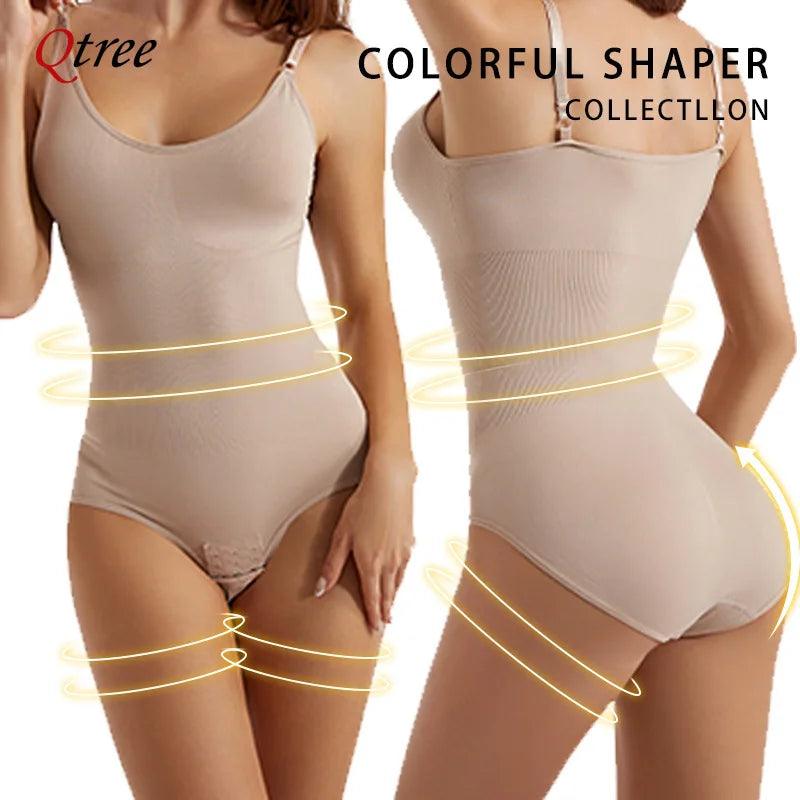 Bodysuit Shapewear Women's Tummy Control Sculpting Bodysuit Body Shaping One-piece Underwear Slimming Shapewear - Shopping Monks