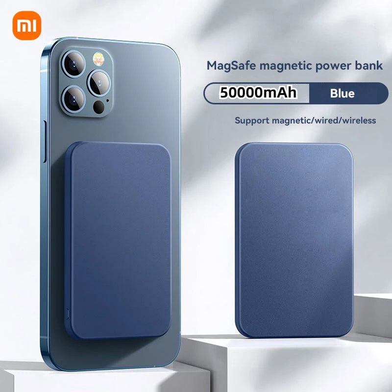 Xiaomi Power Bank 50000mah Magnetic Power Bank Fast Charging Wireless Charging Mobile Phone External Battery For Samsung Iphone