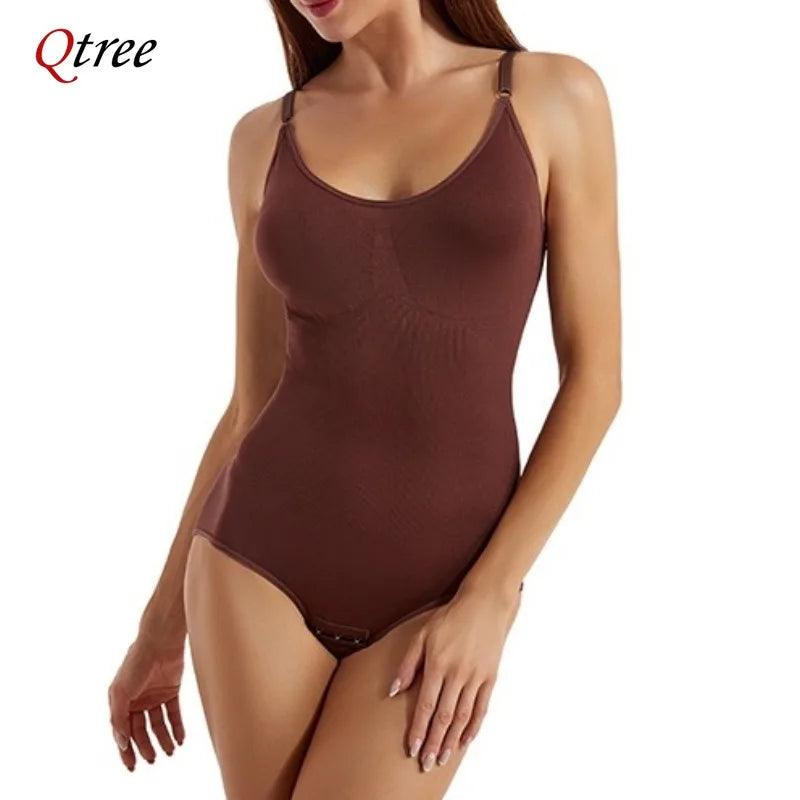 Bodysuit Shapewear Women's Tummy Control Sculpting Bodysuit Body Shaping One-piece Underwear Slimming Shapewear - Shopping Monks