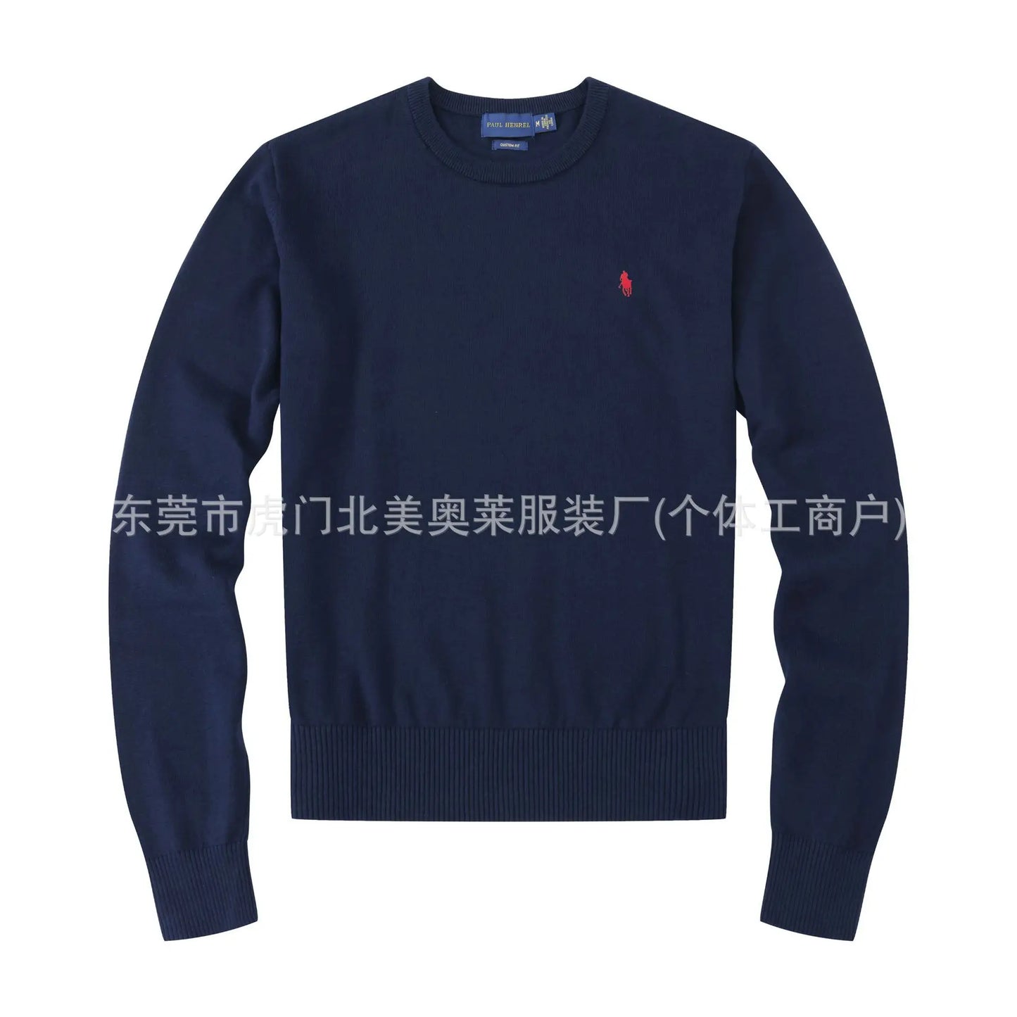 Autumn/Winter New Men's Sweater Casual Slims Round Neck Pure Cotton Knitted Top Smooths Your Silhouette Male Pullover