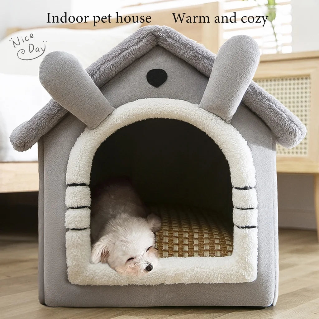 Folding houses for small and medium sized dogs and cats, mattresses, pet products, puppy baskets, winter kennels