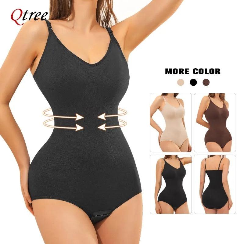 Bodysuit Shapewear Women's Tummy Control Sculpting Bodysuit Body Shaping One-piece Underwear Slimming Shapewear - Shopping Monks