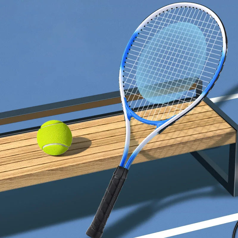 1coverTennis racket with string set tennis trainer base single person practice rebound sports and fitness equipment