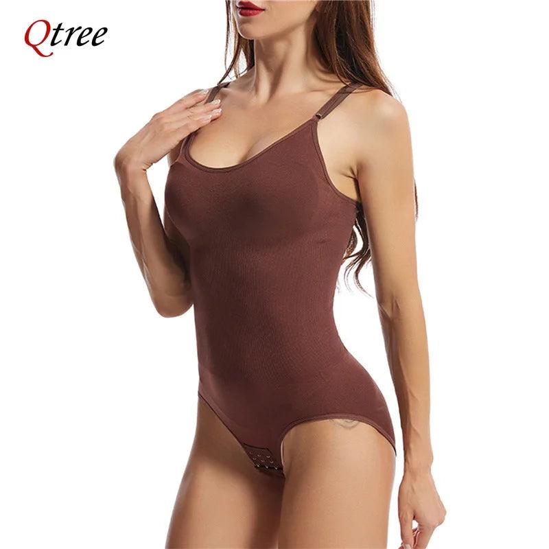 Bodysuit Shapewear Women's Tummy Control Sculpting Bodysuit Body Shaping One-piece Underwear Slimming Shapewear - Shopping Monks