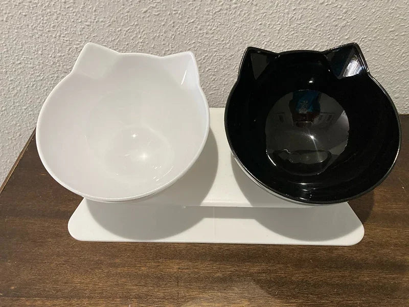 Non-Slip Double Cat Bowl Dog Bowl With Stand Pet Feeding Cat Water Bowl For Cats Food Pet Bowls For Dogs Feeder Product Supplies