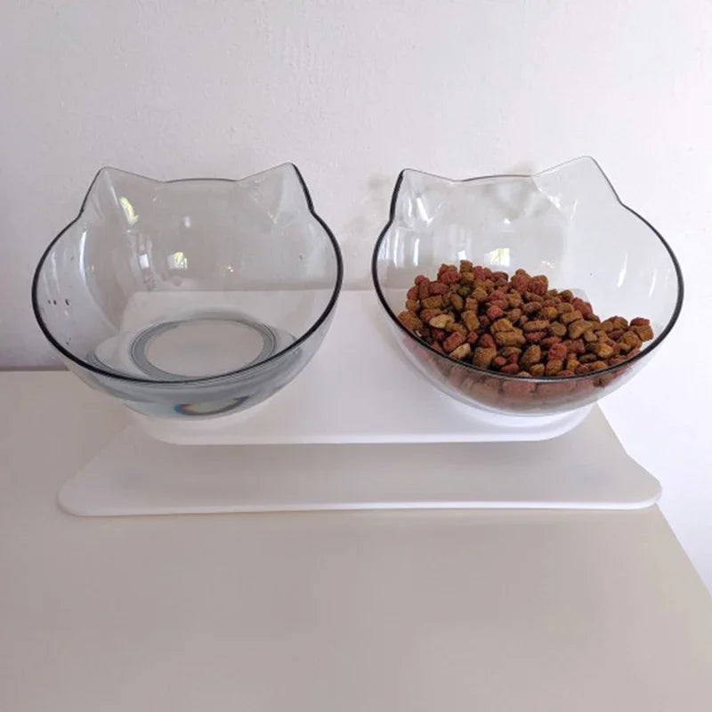 Non-Slip Double Cat Bowl Dog Bowl With Stand Pet Feeding Cat Water Bowl For Cats Food Pet Bowls For Dogs Feeder Product Supplies