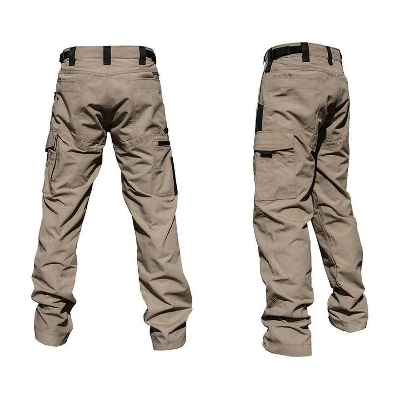 Men's Cargo Pants Multi Pockets Work Trousers Casual Tactical Pants Male Outwear Straight Autumn Winter Wear-resisting Trousers