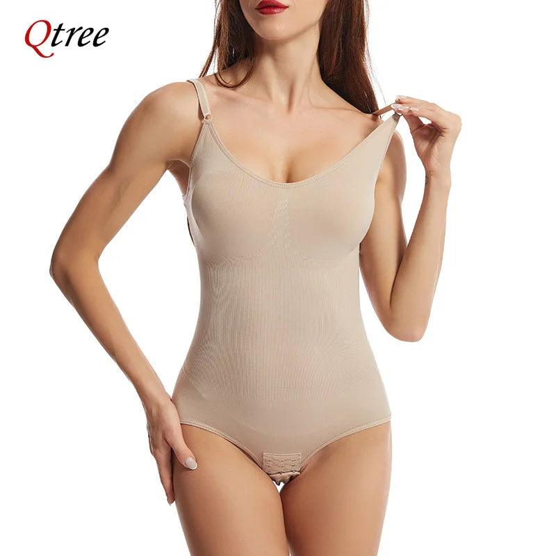 Bodysuit Shapewear Women's Tummy Control Sculpting Bodysuit Body Shaping One - piece Underwear Slimming Shapewear - Shopping Monks