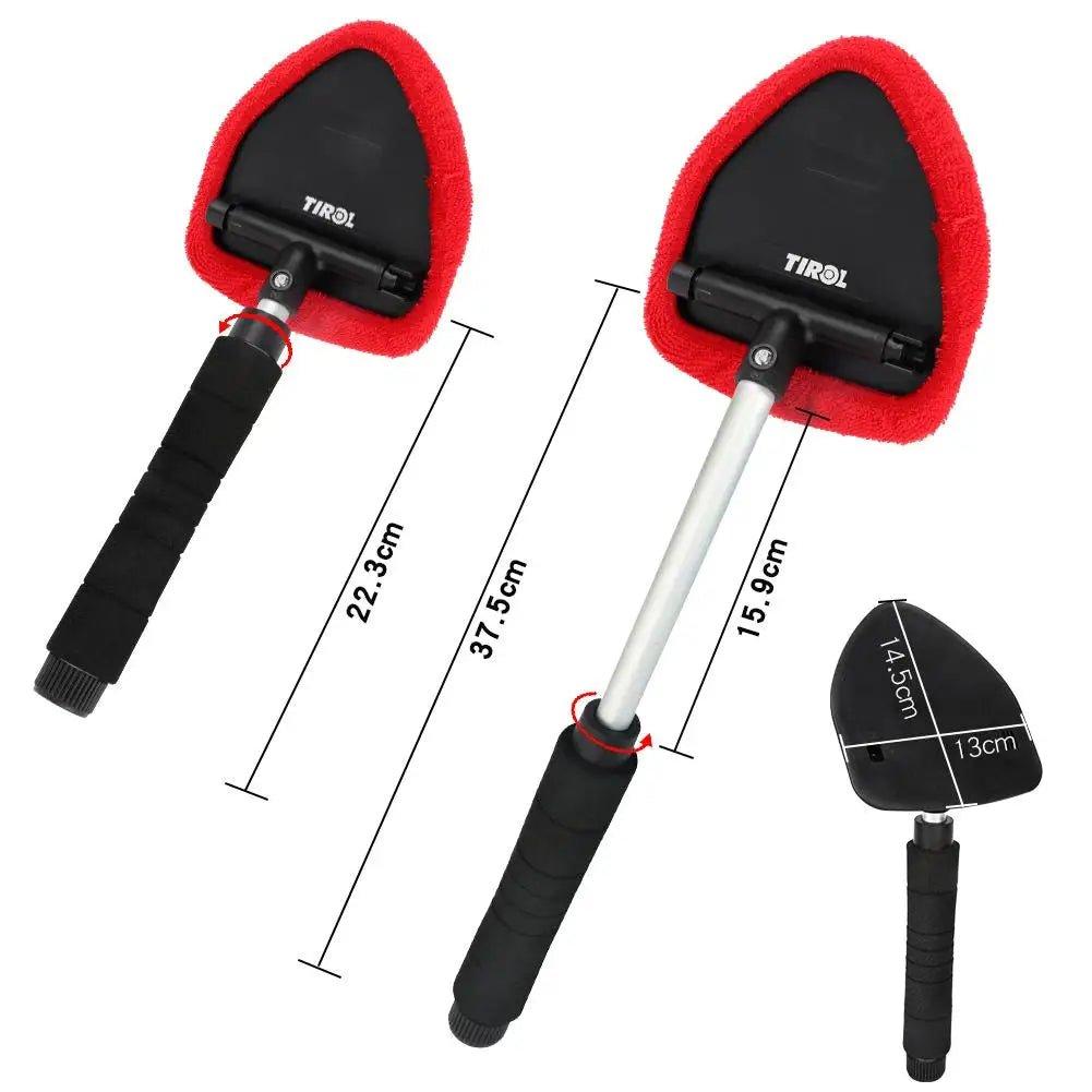 Car Windshield Telescopic Microfiber Cleaning Tool - Shopping Monks