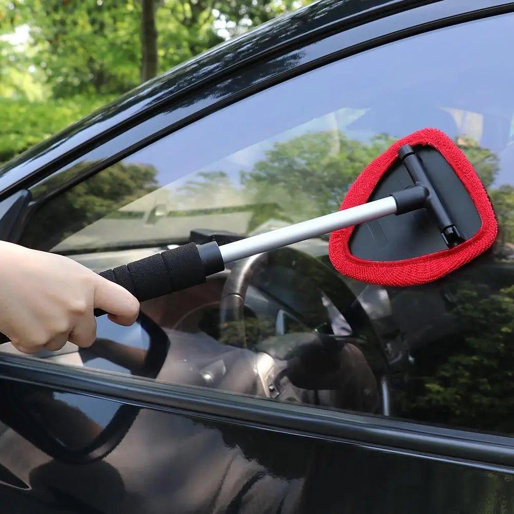 Car Windshield Telescopic Microfiber Cleaning Tool - Shopping Monks