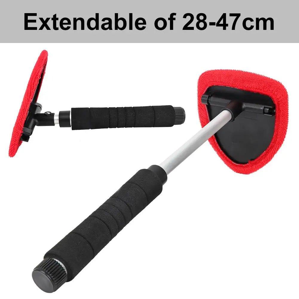 Car Windshield Telescopic Microfiber Cleaning Tool - Shopping Monks