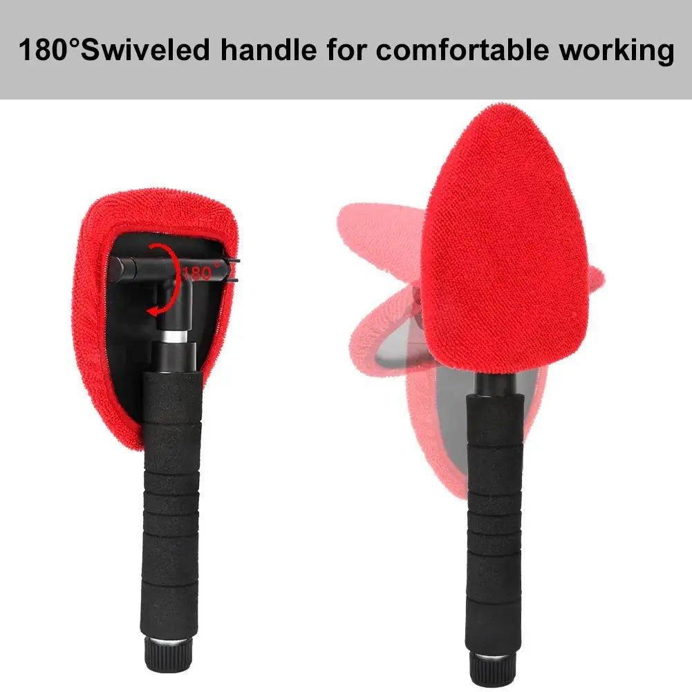 Car Windshield Telescopic Microfiber Cleaning Tool - Shopping Monks