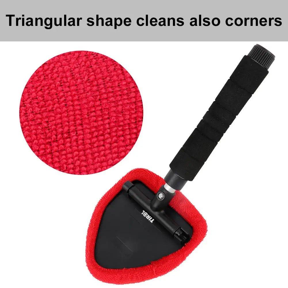 Car Windshield Telescopic Microfiber Cleaning Tool - Shopping Monks