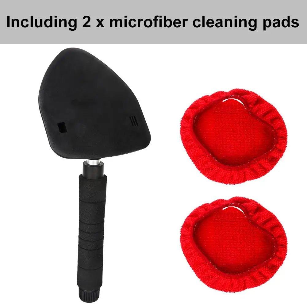 Car Windshield Telescopic Microfiber Cleaning Tool - Shopping Monks