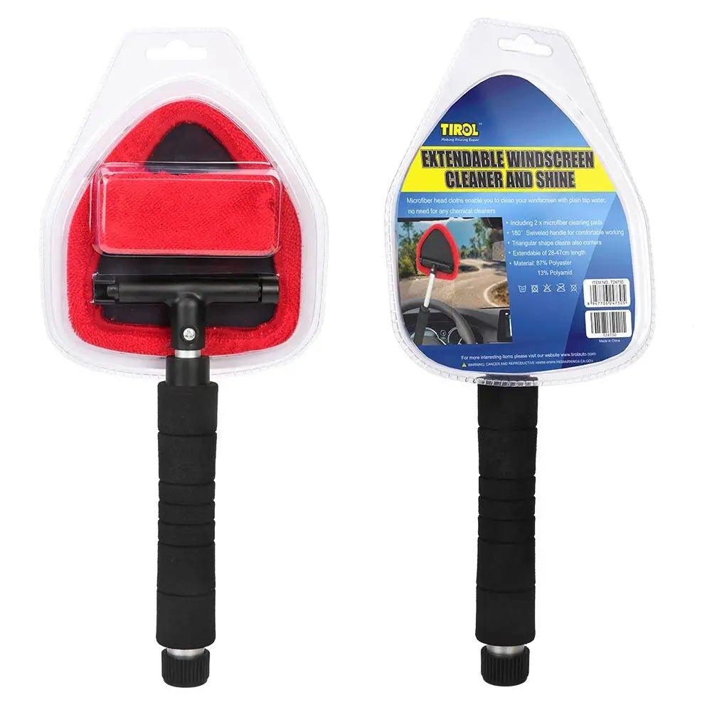 Car Windshield Telescopic Microfiber Cleaning Tool - Shopping Monks