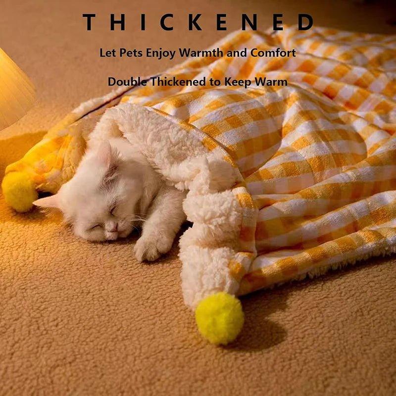 Cozy Checkered Pet Blanket - Shopping Monks