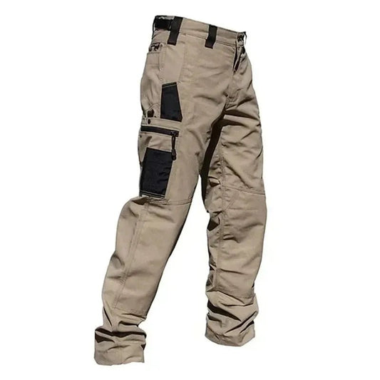 Men's Cargo Pants Multi Pockets Work Trousers Casual Tactical Pants Male Outwear Straight Autumn Winter Wear - resisting Trousers - Shopping Monks