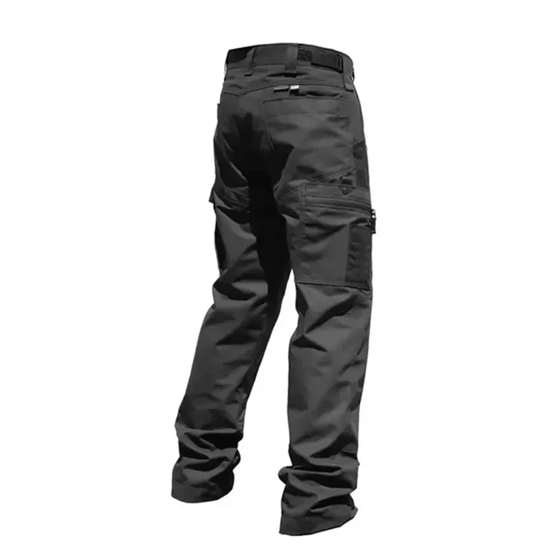 Men's Cargo Pants Multi Pockets Work Trousers Casual Tactical Pants Male Outwear Straight Autumn Winter Wear - resisting Trousers - Shopping Monks