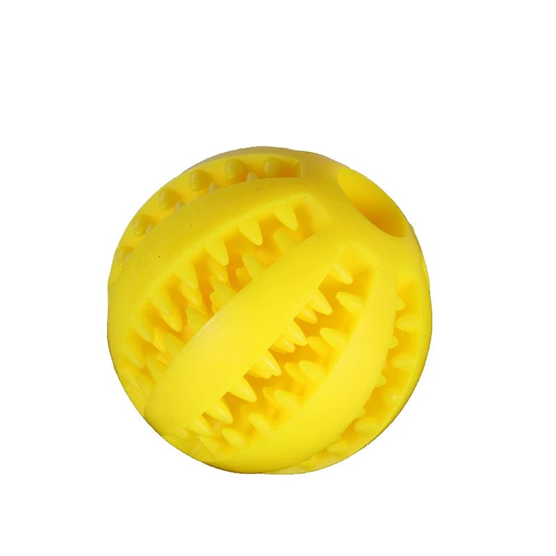 Natural Rubber Pet Dog Toys Dog Chew Toys Tooth Cleaning Treat Ball Extra - tough Interactive Elasticity Ball5cm for Pet Products - Shopping Monks