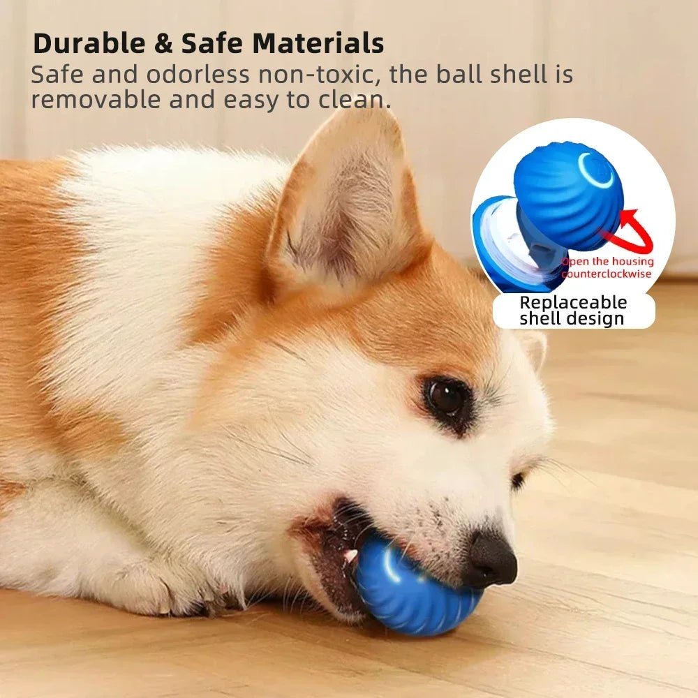 Pet Toy Ball Electronic Interactive Dog Toy Ball Electronic Interactive Smart Moving Gravity Jumping Pet Products Rechargeable - Shopping Monks