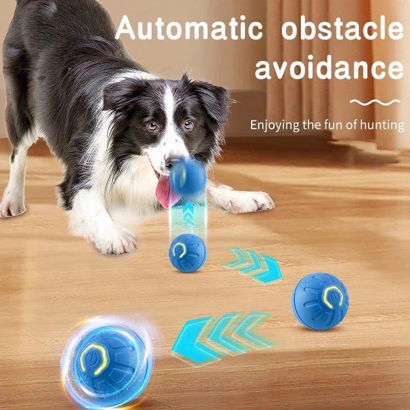 Smart Dog Toy Ball Electronic Interactive Pet Toy Moving Ball USB Automatic Moving Bouncing for Puppy Birthday Gift Cat Products - Shopping Monks