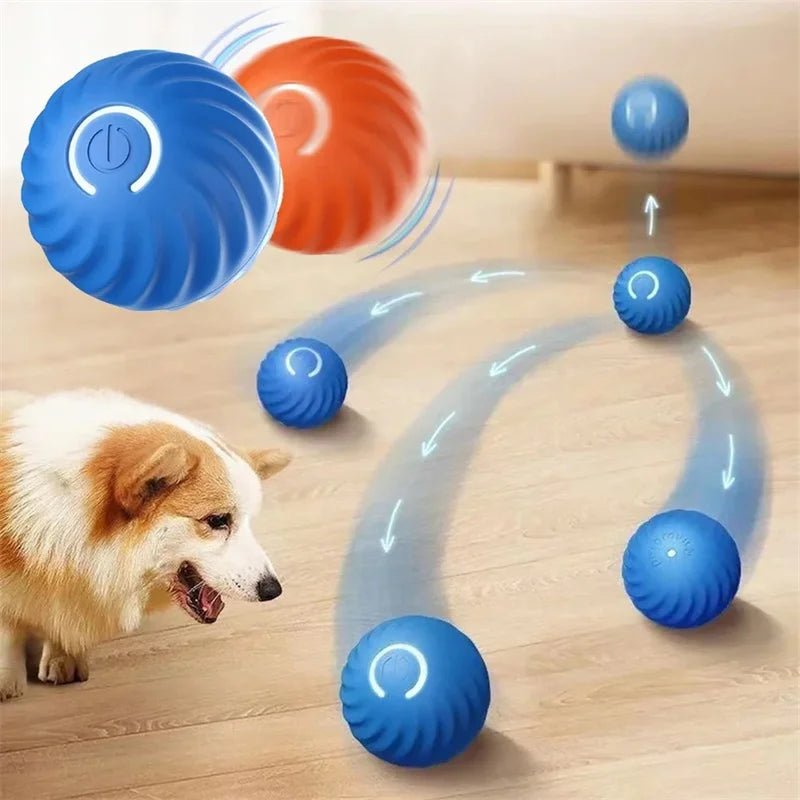 Smart Dog Toy Ball Electronic Interactive Pet Toy Moving Ball USB Automatic Moving Bouncing for Puppy Birthday Gift Cat Products - Shopping Monks