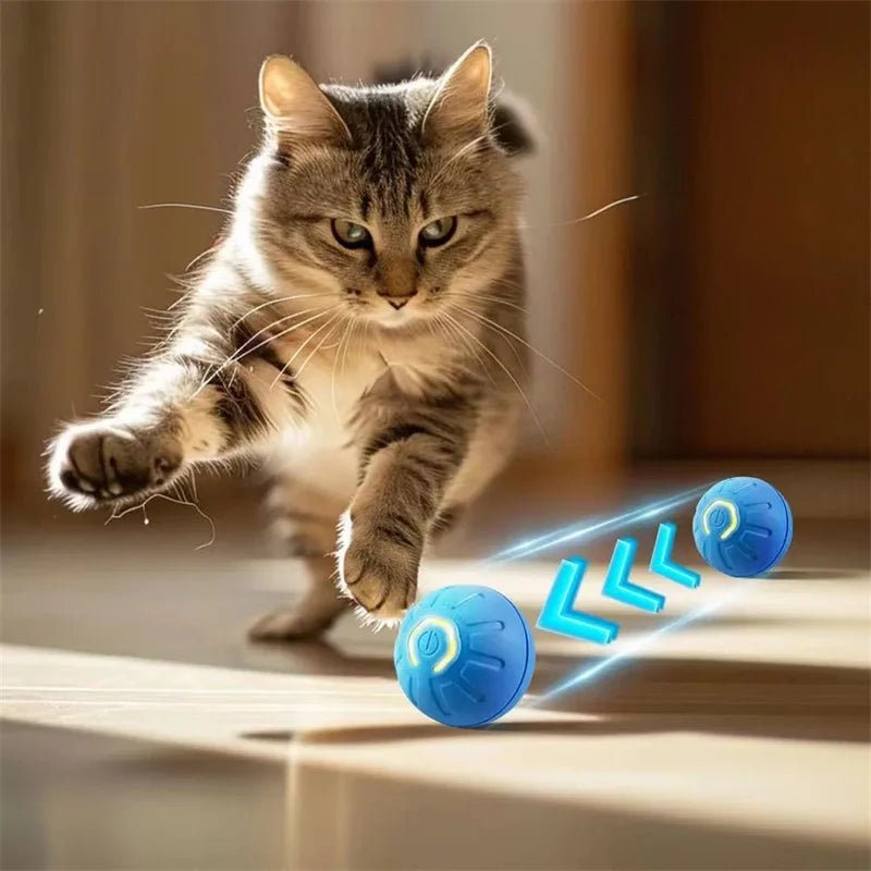 Smart Dog Toy Ball Electronic Interactive Pet Toy Moving Ball USB Automatic Moving Bouncing for Puppy Birthday Gift Cat Products - Shopping Monks