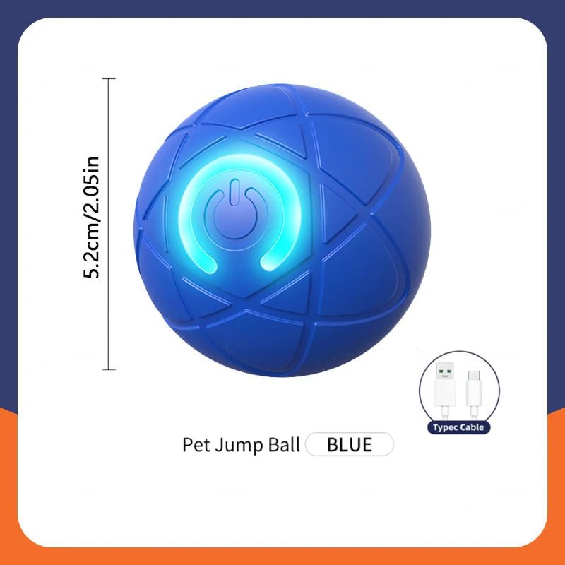 Smart Dog Toy Ball Electronic Interactive Pet Toy Moving Ball USB Automatic Moving Bouncing for Puppy Birthday Gift Cat Products - Shopping Monks