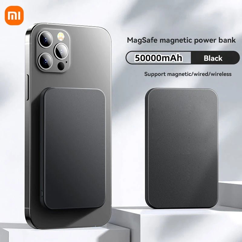 Xiaomi Power Bank 50000mah Magnetic Power Bank Fast Charging Wireless Charging Mobile Phone External Battery For Samsung Iphone - Shopping Monks